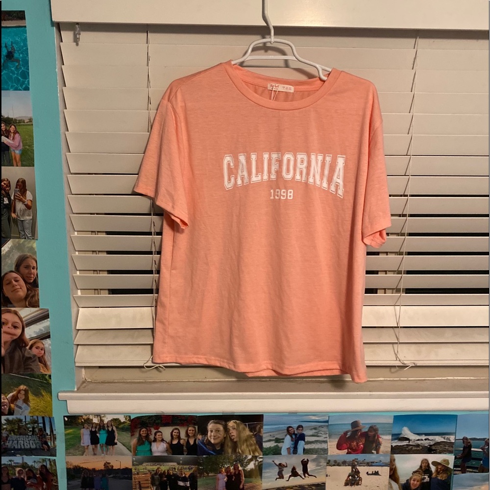Pink California Tee